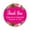 Fuchsia Pink, variant on Darling Souvenir Round 45 Pcs Floral Border Thank You Stickers Personalized Bride Groom Names And Date Envelope Seals-Red