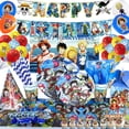 thumbnail image 2 of Suministros para eventos de fiesta de cumpleaños de una pieza, figura de Anime Luffy Ace, plato y vaso de papel, servilleta, Festival de Baby Shower, decoraciones para fiestas DIY, 2 of 5