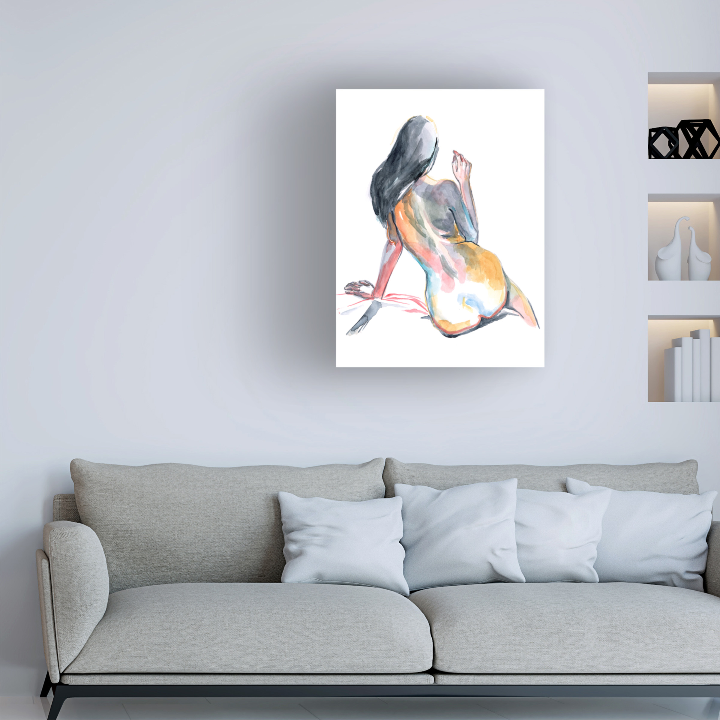 Jennifer Paxton Parker 'Colorful Shadows II' Canvas Art