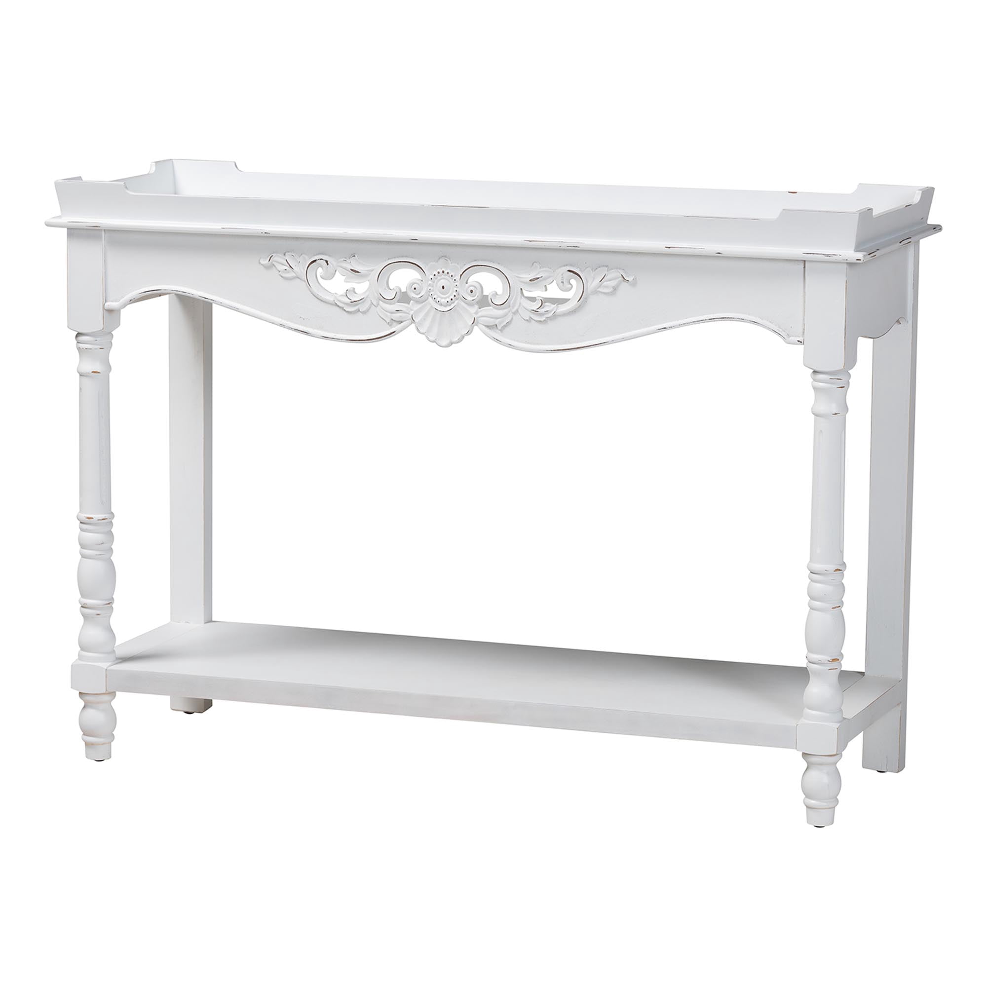 Baxton Studio Rafferty Classic Console Table, White