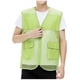 thumbnail image 2 of Camiseta sin mangas con cuello en V para hombre, color liso, malla cómoda, transpirable, para exteriores, con bolsillo y cremallera, blusa de poliéster con cuello en V para hombre, 2 of 8