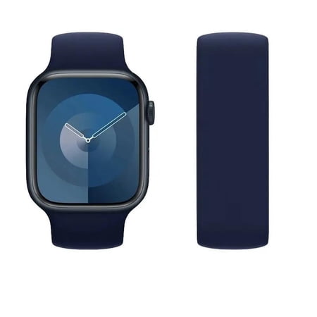 Yepband Compatible with Solo Loop Apple Watch Bands 44mm 45mm 41mm 40mm 38mm 42mm for Women Men, Elastic Silicone Strap Wristbands Bracele Accessories for iWatch Series 8 7 SE 6 5 4 3 2 1