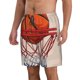 thumbnail image 2 of Balery Basketball Shot Traje de Baño Estilo Hawaiano para Hombre, Shorts de Secado Rápido con Bolsillos-XX-Large, 2 of 6