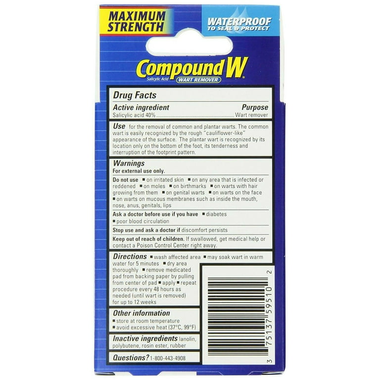 Page 1 - Reviews - Compound W, Wart Remover, One Step Pads