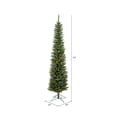 thumbnail image 3 of Vickerman 6.5' Durham Pole Pine Artificial Christmas Tree, Multi-Colored LED Dura-lit Lights, 3 of 5