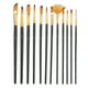 thumbnail image 2 of Juego de 12 pinceles de nailon para pintar, pinceles profesionales para acuarela, 2 of 15