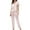 Beige, variant on Viikei Halloween Pajamas for Women Set Christmas Pajamas Womens Fashion Home Wear Pajamas Women Two-Piece Suit Sleeve Pants Pajama Set Homewear