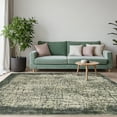 thumbnail image 2 of Hasoo 9' x 12' Area Rug for Living Room Abstract Non Slip Indoor Carpet, Green, 2 of 5
