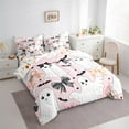 thumbnail image 3 of Castle Fairy Kawaii Ghost Girl 7-Piece Twin Bedding Sets,Halloween Skull Bedding Comforter Set,Cute Bowknot Breathable Sheet Sets,Luxury Bedroom Decor, 3 of 8