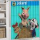 thumbnail image 5 of ¡Jakers! Las aventuras de Piggley Winks-theme 4-Piece Shower Curtain Set with Rugs, Waterproof Bathroom Decor Set Includes Bath Mat, U-Shaped Rug, Toilet Lid Cover and Curtain with Hooks, 5 of 6