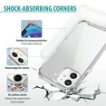 thumbnail image 2 of Crystal Clear Case For iPhone 12 mini (5.4 inch), Shockproof TPU Bumper Shock-Absorbing Corners Protective Transparent Cover, by Insten, 2 of 10