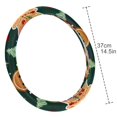 thumbnail image 4 of Christmas Gingerbread Man 14.5 Inch Printing PVC Leather Car Wheel Cover Auto Accessories, 4 of 6