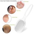 thumbnail image 1 of Removedor de callos, lima para pies para piel húmeda o seca, herramientas de pedicura, elimina callos y piel muerta con suavidad, fácil de usar. Blanco., 1 of 8