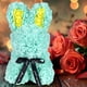 thumbnail image 5 of Regalo del Día de San Valentín: Conejo de abrazo de rosa simulada, conjunto de espuma de abrazo de flor eterno Conejo A, 5 of 6