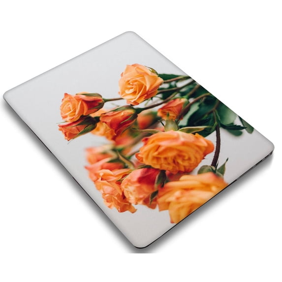 KSK KAISHEK Protective Case Hard Cover Only Compatible MacBook Pro 15 inchs( Retina Display Touch Bar, 2019 - 2016) Model A1990&A1707 Flower 1407