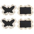 thumbnail image 3 of 4Pcs Hanging Chalkboards Wooden Blackboard Plaque Practical Message Boards, 3 of 4