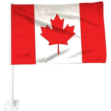 Canada Car Flag Window Clip Flag, 18 X 12in Canadian Flags Including ...