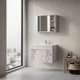thumbnail image 3 of Mueble Gabinete para Baño con Lavamanos, Monomando y Botiquín con Espejo, Gabinete Moderno con Almacenamiento, Diseño Elegante y Funcional., 3 of 5