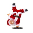 thumbnail image 1 of Navidad invertida giratoria Santa Claus Navidad muñecas musicales eléctricas adornos de juguete de felpa eléctricos, 1 of 5