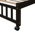 thumbnail image 5 of Bellemave Wood Twin over Full Bunk Bed With Six Storage Drawers and Adjustable Shelves, Twin L Shaped Loft Bed Frame with Full Size Movable Bed Bottom for Teens, Adults (Espresso), 5 of 10