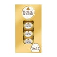 thumbnail image 2 of Pack Of 2 Ferrero Rocher Milk Chocolate Hazelnut Candy | 1.3 Oz Per Pack | GOLDENROW, 2 of 6