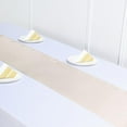 thumbnail image 3 of BalsaCircle 12" x 108" Satin Table Top Runner Wedding Linens Beige, 3 of 8