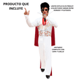thumbnail image 4 of Disfraz Elvis Presley Rey del Rock con Accesorios Adulto Hombre Talla XXL, 4 of 5