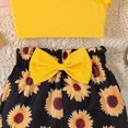 thumbnail image 4 of Toddler Girl Clothes 2T 3T 4T 5T 6T 7T 8T Toddler Baby Girls Summer Clothes Outfits Ruffle Sleeveless Top Shirt Cute Shorts Set Kaprioy, 4 of 6