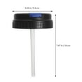 thumbnail image 3 of Mason Jars Storage Cap Mason Jar Reusable Storage Lid Mason Jar Storage Lid Flip Cap Mason Lid, 3 of 8