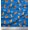 Medium Blue, variant on Soimoi Black Cotton Duck Fabric Insect & Cat Animal Print Fabric by Yard 42 Inch Wide
