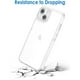 thumbnail image 5 of Funda para iPhone 13 de 6,1 pulgadas, funda protectora transparente antiamarilleamiento a prueba de golpes, cubierta antiarañazos (HD transparente), 5 of 5
