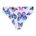 thumbnail image 4 of YUUMIN Girls Solid Color Swim Brief Triangle Bikini Bottoms Swim Underpants Gymnastics Dance Tights Shorts Butterfly 16, 4 of 5