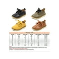 thumbnail image 2 of Rotosw Girls Boys Dress Shoes Formal Oxfords Comfort Leather Shoe Casual Lace Up Flats Performance Lightweight Brown 6.5C, 2 of 8