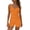 Orange, variant on Women's 2 Piece Workout Set, Seamless Square Neck Tank Top and High Waist Biker Shorts, Matching Outfits Stretchy Activewear for Gym Yoga