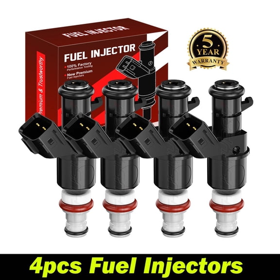4pcs Origin Fuel Injector 16450-RAA-A01 For 2003-2007 Honda Accord 2.4L