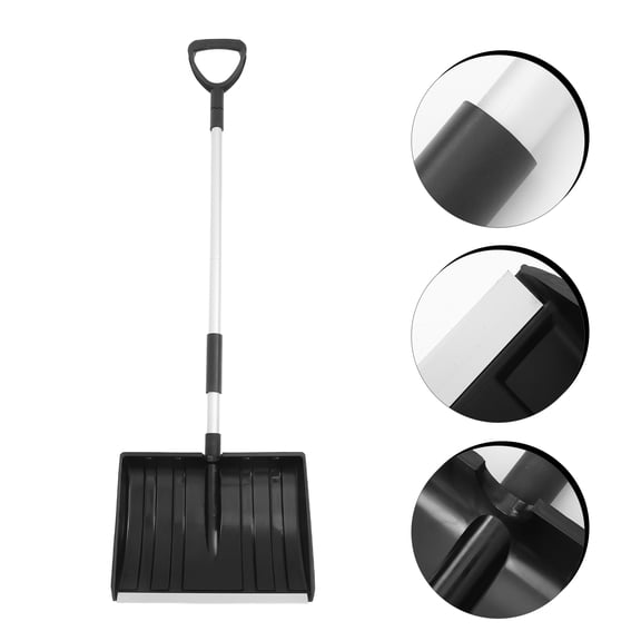 Pawsdot Aluminum Ice and Snow Shovel Multifunctional Tool for Shoveling Comfortable Grip Lightweight