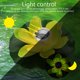 thumbnail image 4 of Lámpara flotante de flor de loto que cambia de color con energía solar a prueba de agua, color amarillo claro, 4 of 8