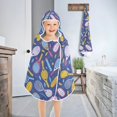 thumbnail image 5 of joogoo Tennis Racket Balls Kids Hooded Beach Towel Baby Bath Towel 23.5"x50", 5 of 7