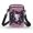 Axolotl with Cherry Blossom Decoration, variant on Psesaysky Cute Raccoon Pink Floral Crossbody Cell Phone Purse, Adjustable Strap Mini Messenger Bag for Outdoor Daily Commute