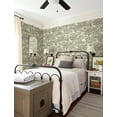 thumbnail image 2 of Chesapeake Spinney Green Toile Wallpaper, 2 of 7