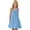 Sky Blue New2, variant on qolati Toddler Girl's Summer Dresses Boho Strap Casual Sleeveless Tiered Swing Tank Dress 2025 Casual A Line Sundress with Pockets for 4-14 Years