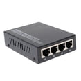 thumbnail image 1 of Convertidor Gigabit Ethernet para cámaras , hasta 100 Mbps 10 / 100Base-TX a 100Base-FX modo único, se extiende hasta 20 km, 4x Baoblaze Convertidor de fibra de medios Ethernet, 1 of 7