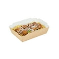 thumbnail image 2 of Restaurantware-Cafe Vision 34 Ounce Take Out Food Containers, 50 Click Lock Disposable Lunch Boxes - Clear Lids Sold Separately, Hot And Cold Dishes, Kraft Paper To Go Food Containers, 2 of 10