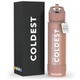 thumbnail image 1 of Botella de agua The Coldest Coldest, aislada al vacío, 700 ml, color rosa dorado The Coldest Water Ver descripción, 1 of 9