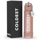 thumbnail image 1 of Botella de agua The Coldest Coldest, aislada al vacío, 700 ml, color rosa dorado The Coldest Water Ver descripción, 1 of 9