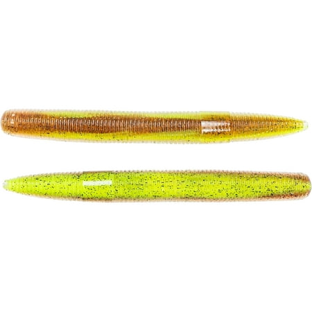 LIVETARGET Stick Worm 3 Soft Stickbait Chartreuse/Brown