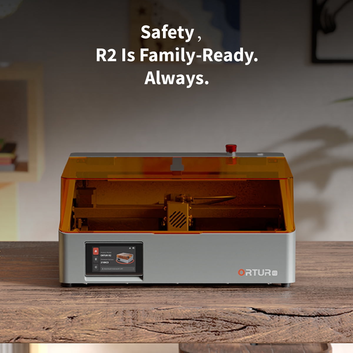 Ortur R2 10W Laser Engraver and Cutter with Smart Camera, AI App & Enclosed Safety Design, Fully Assembled
