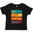 thumbnail image 3 of Inktastic Eat Sleep Paintball Repeat Boys or Girls Toddler T-Shirt, 3 of 5