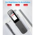 thumbnail image 3 of 64 GB digital röstinspelare mini, 3072 Kbps röststyrd inspelare, typ-C ultrahöghastighetsdataöverföring, används för kurser, konferenser etc., 3 of 5