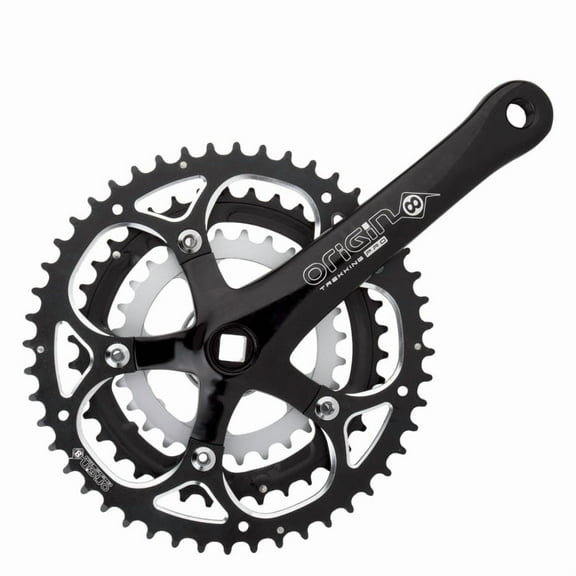 Origin8 Trekking MTN Crankset 175x48/38/28 Aluminum 113mm JIS Square Taper